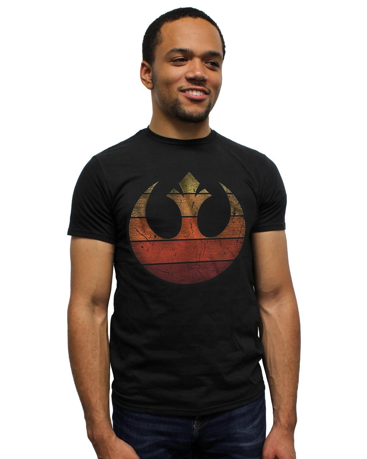 Star Wars Rebellion Shirt Mens Alliance Symbol Adult Graphic Print Tee M