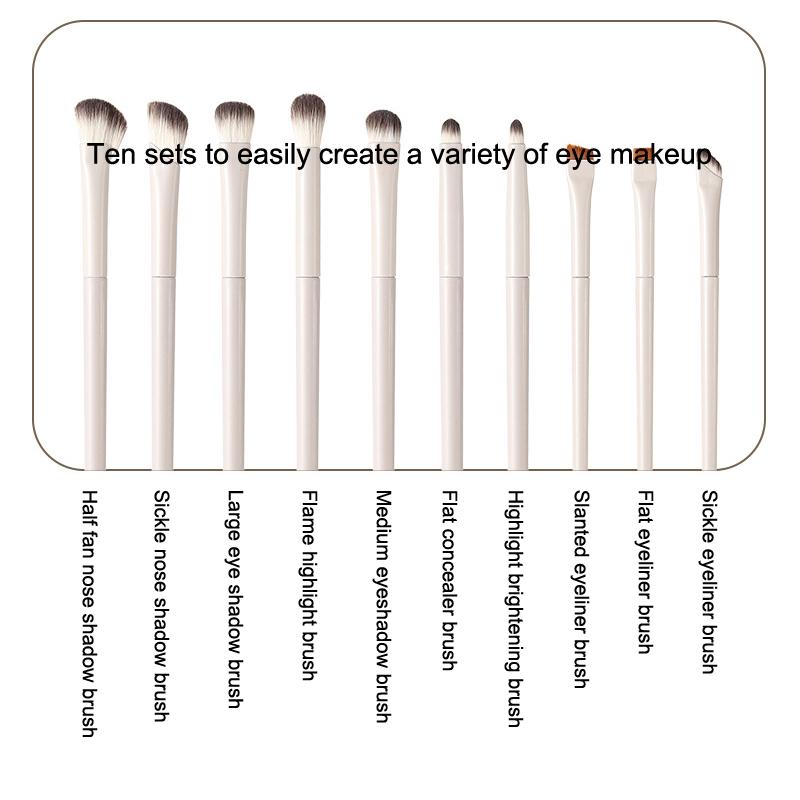 5/6/8/10 Makeup Brushes Set Upgrade Blade Eyeliner Brush Fine Oblique Head Eyebrow Brush Under The Eyes Place Detail Brush