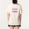 Puma Logo Rundhals-Pullover Kurzarm Überschnittene Schultern T-Shirt Damen T-Shirt Weiß 630566-87