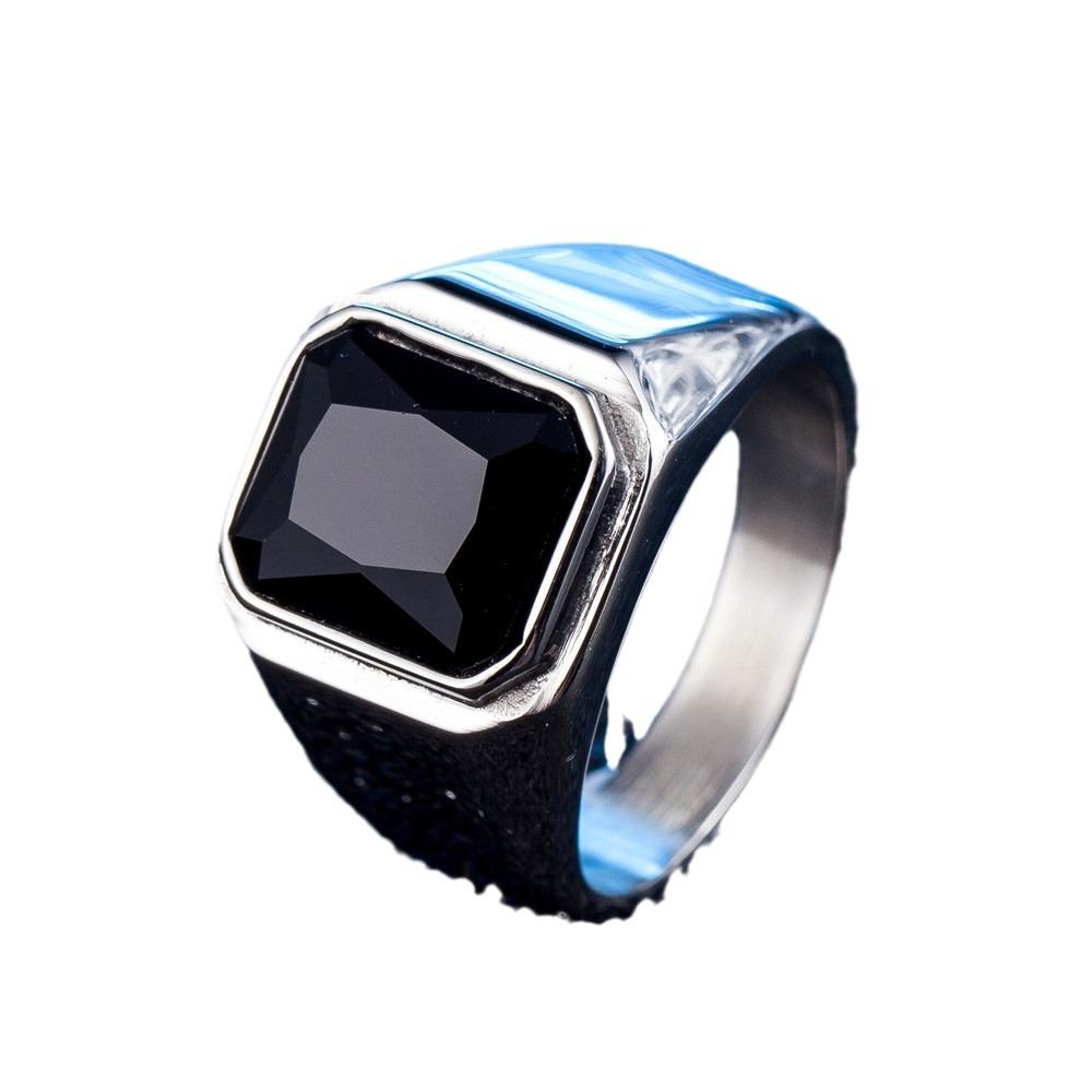 2026 Jewelry, European and American Simple Inlaid Gemstone Men's and Women's Rings, Jewelry Versatile Party Accessories, Rings