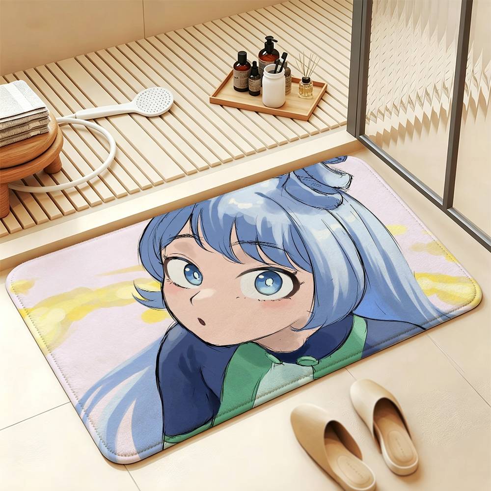 N-Nejire My Hero A-Academia Soft Comfortable Short Plush Rug Carpet mat Anti‑Slip Floor Mat Machine Washable Home Decor