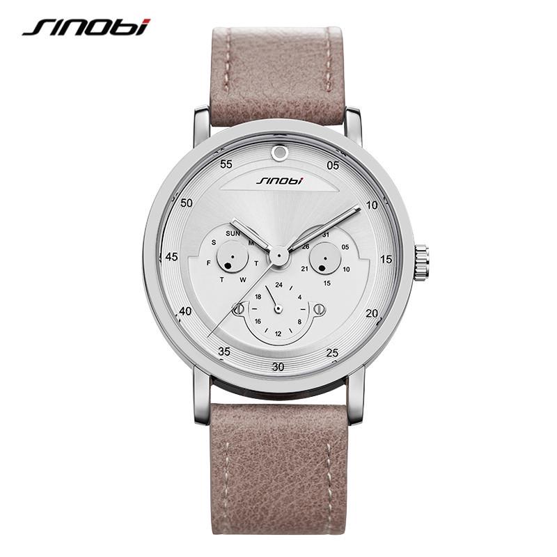 Sinobi 9805 Men s Luminous Waterproof Fashion Quartz Wristwatch