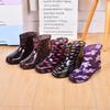 Rain shoes rain boots short tube fashion non-slip waterproof shoes water boots female adult cute overshoes summer