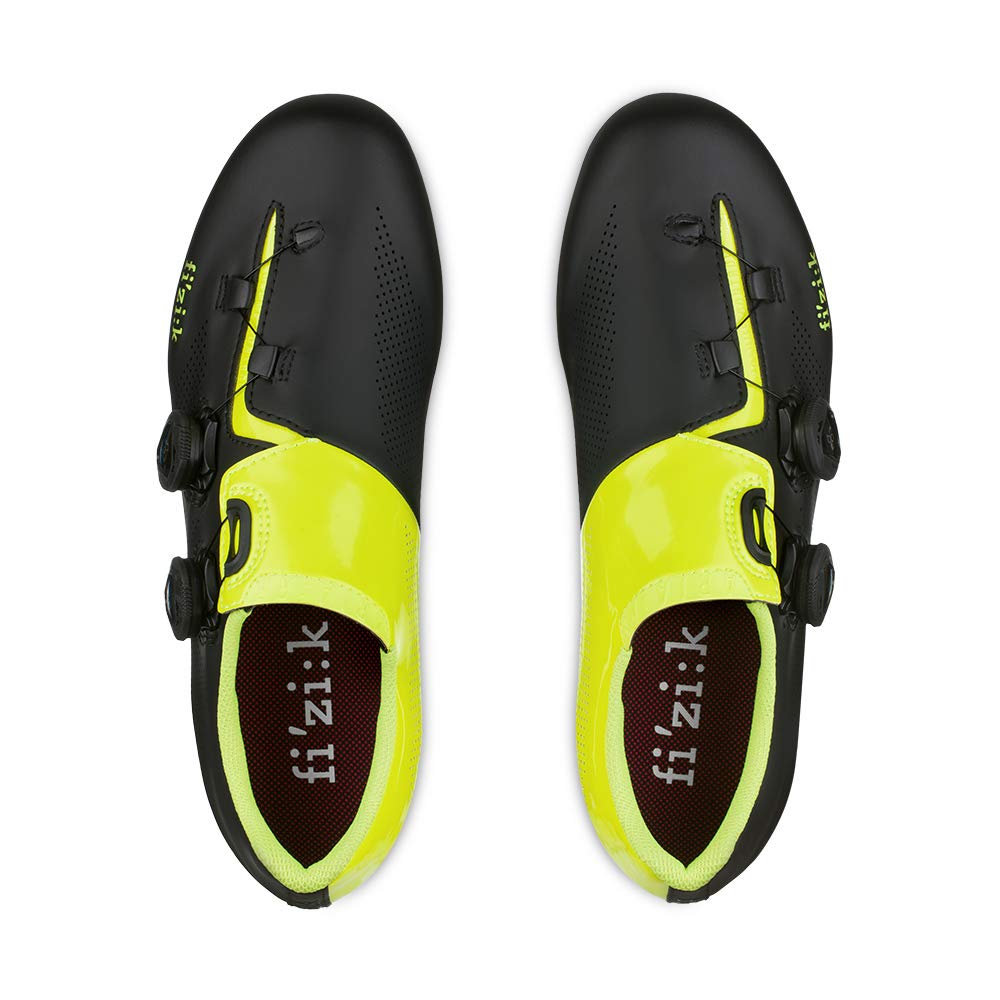 Fizik R3B ARIA BOA Shoes, Black/Yellow, Size 39.0