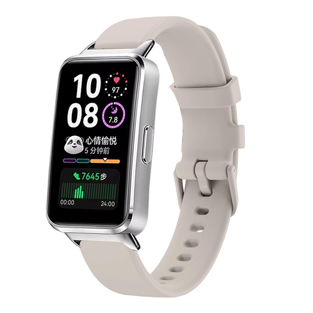Durable Breathable Silicone Band, Compatible with Huawei Band 10/9/8 Comfortable Replacement Strap for Huawei Band 10 9 8