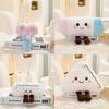 Classic Plush Pencil Case With Scissors Ruler Calculator For Students And Kids