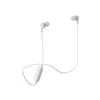 ELECOM Bluetooth with FAST MUSIC HPC16 Earphones, Wireless, 9.0mm Driver, [Simple One-Button Design] Microphone, Series, White, LBT-HPC16XWH