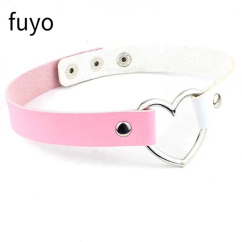 Punk Black Bell Lock PU Leather Necklaces for Women Cosplay Rock Geometry Rivet Collar Choker Necklaces Festival Jewelry