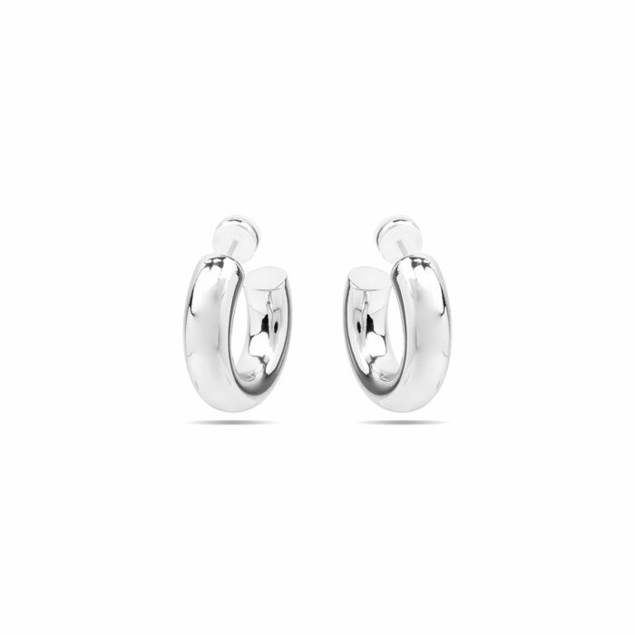 Boucles d'oreilles - LUXENTER - Thea - finition argentée - plaqué rhodium - oxyde de zirconium
