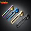 Qianxing 304 Stainless Steel Gold Salad Knife