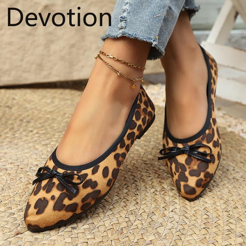 Flat Single-toe Pointed-toe Soft-soled and Shallow Shoes Devotion