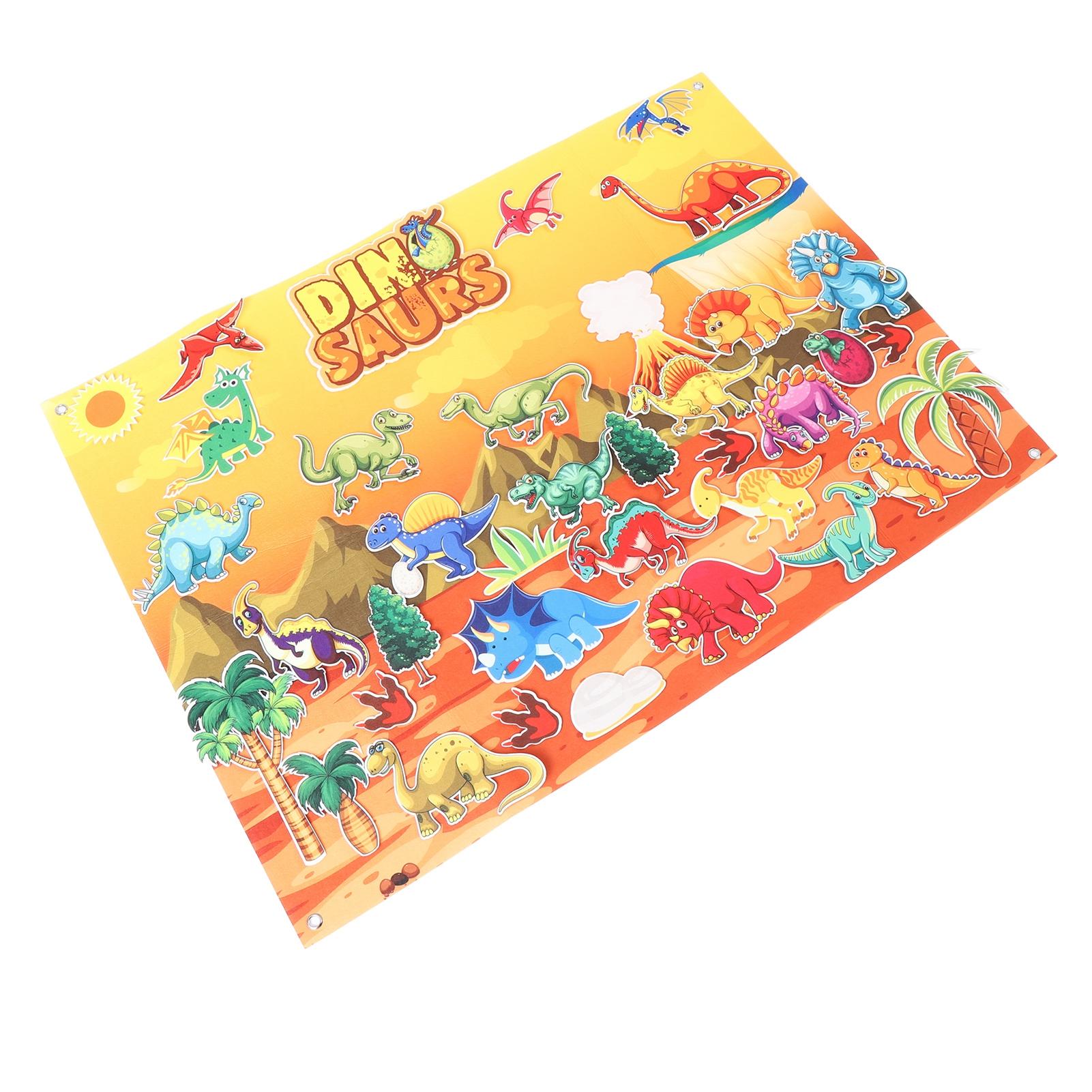 

Набор из 37 фетровых досок с историями о динозаврах. Классификация динозавров для дошкольников. Рассказывание историй.