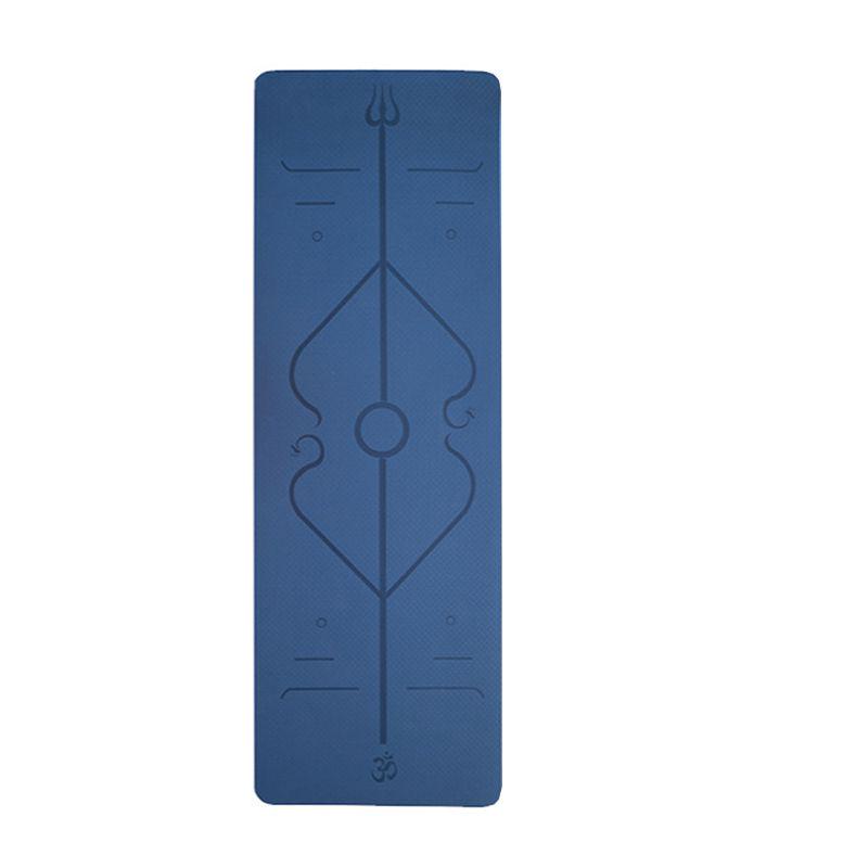 Mat 6mm Yoga Positie Lijn Antislip Tapijt Mat Beginner Milieu Fitness