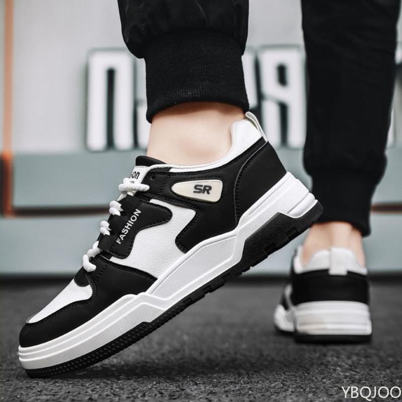 Übergröße Frühling und Herbst Neue Dicke Sohle Höhe Erhöhende Lässige Herrenschuhe Nischentrend Vielseitige Flache Sportschuhe für Herren