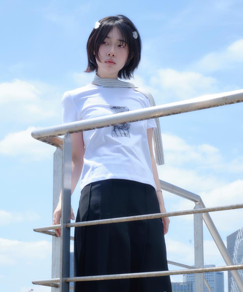 Miyuki Reshiito Basic Tee (White/Slim)
