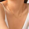 Wind Fashion Versatile Clavicle Chain Stainless Steel Epoxy Bead Chain Necklace, Jewelry Nc-2410