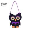 Reusable Pumpkin Candy Holders Halloween Felt Bag Ghost Skull Cat Owl Tote for Lightweight Trick or Treat Pails Kids Non Woven Handbag Party Favor