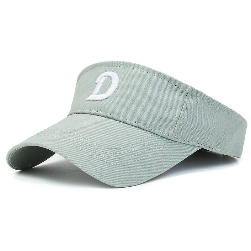 Embroidered D Letter Spring Couple Sun Hat Mountaineering Breathable Top Empty