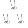 New Chinese Style Heartshaped Pendant Necklace With Titanium Steel Cross Chain For Women