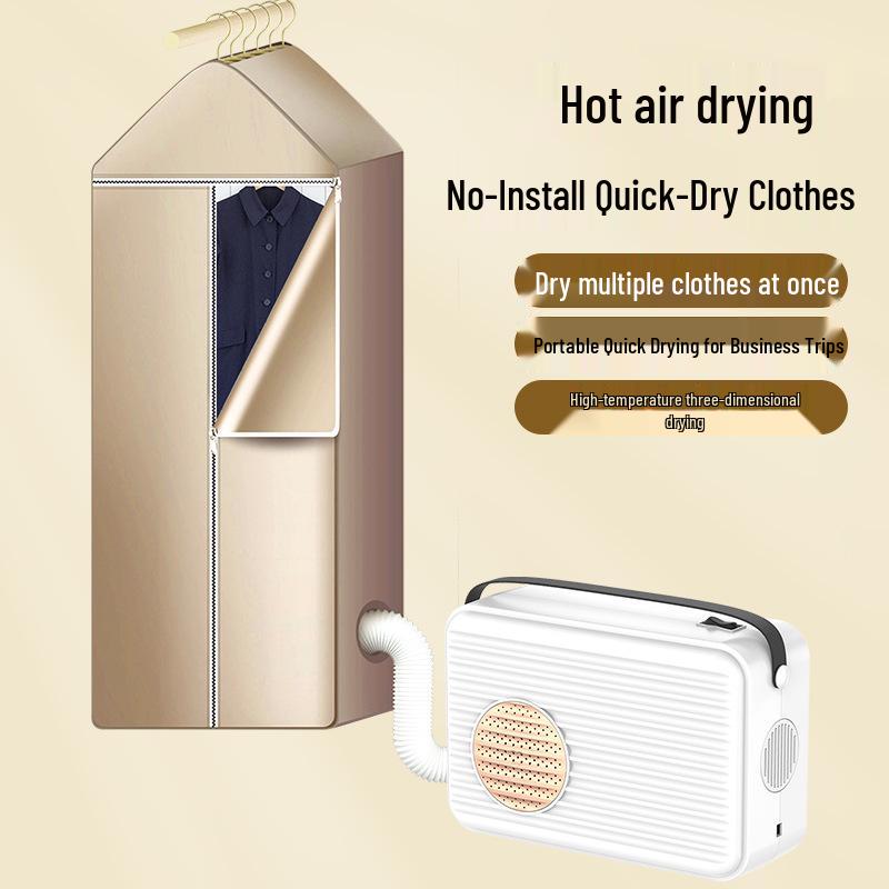 Portable Folding Dehumidifier & Warmer for Home, Dorm - Ideal for Bedding, Clothes, Shoes, and Pet Drying