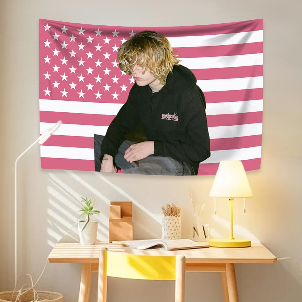 

Рэпер Певец Гобелен Nettspends Американский Флаг Домашний Декор Эстетика Настенный Декор Спальня Общежитие Фон Концертный Баннер 29x37in
