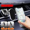 Adjustable Magnetic Alloy Car Phone Holder with Multi-Angle Rotation and Folding Design