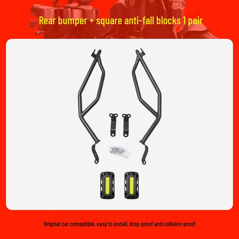 Kymco Dink G150 Scooter Bumper Crash Bar: Full Front & Rear Protection for 26 Models