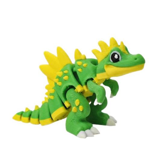 3D Printed Spinosaurus Figurine Movable Joints Dinosaur Stress Relief Dino Fidget Toy Home Office Desktop Decoration Ornament