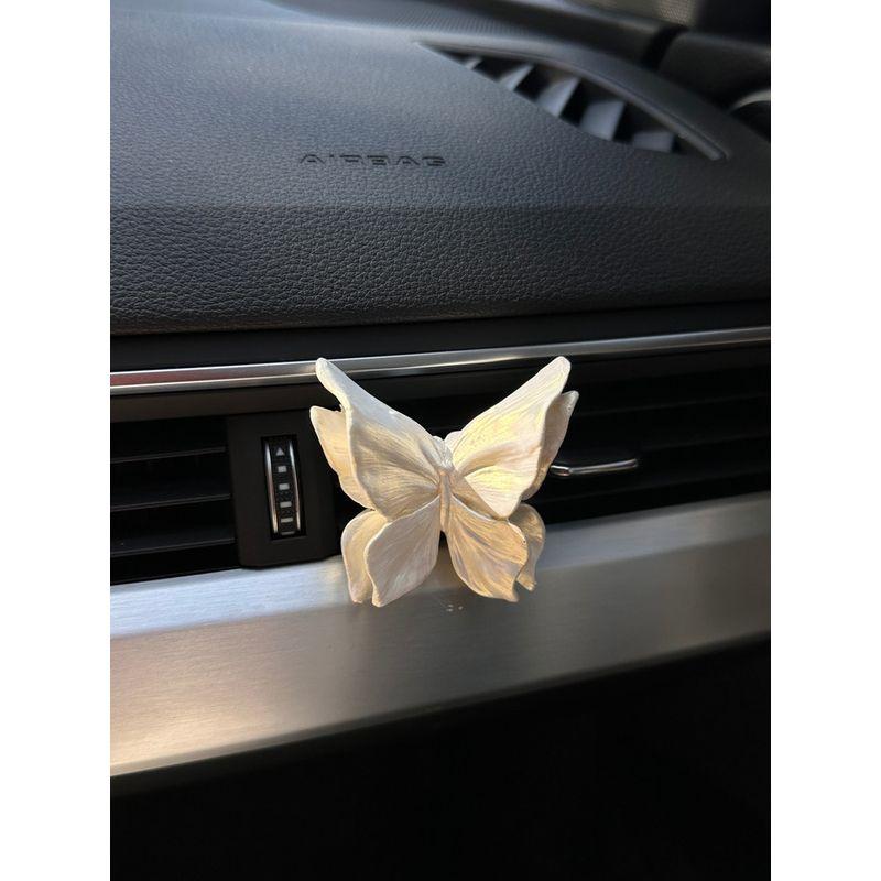 Butterfly Car Air Conditioning Vent Aroma Diffuser Decoration Ornament Exquisite Flower Fragrance Diffuser Stone Car Interior Accessory