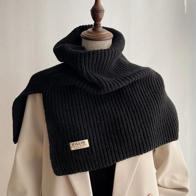 New Warm Scarf In Autumn and Winter, Female Korean Version Neck Protection and Cold Scarf, Decorative Knitted Shawl