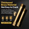 1/8" 1/4" Messing Verlängerungsnippel 50mm-200mm Außengewinde Innengewinde Fitting Für Wasserleitungen