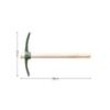 ZYE Wooden Handle Outdoor Entrenching Tool 58CM