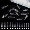 120Pcs Quick Building Nail Mold Tips Dual Nail Extension Form Full Cover Finger Nail Art Extend Builder Mold False Manicure Tool