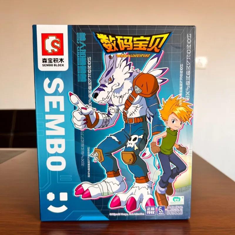 Digimon Building Blocks Kawaii Yagami Taichi Agumon Model Educational Assembly Childrens Toys Birthday Gift Gabumon Figure