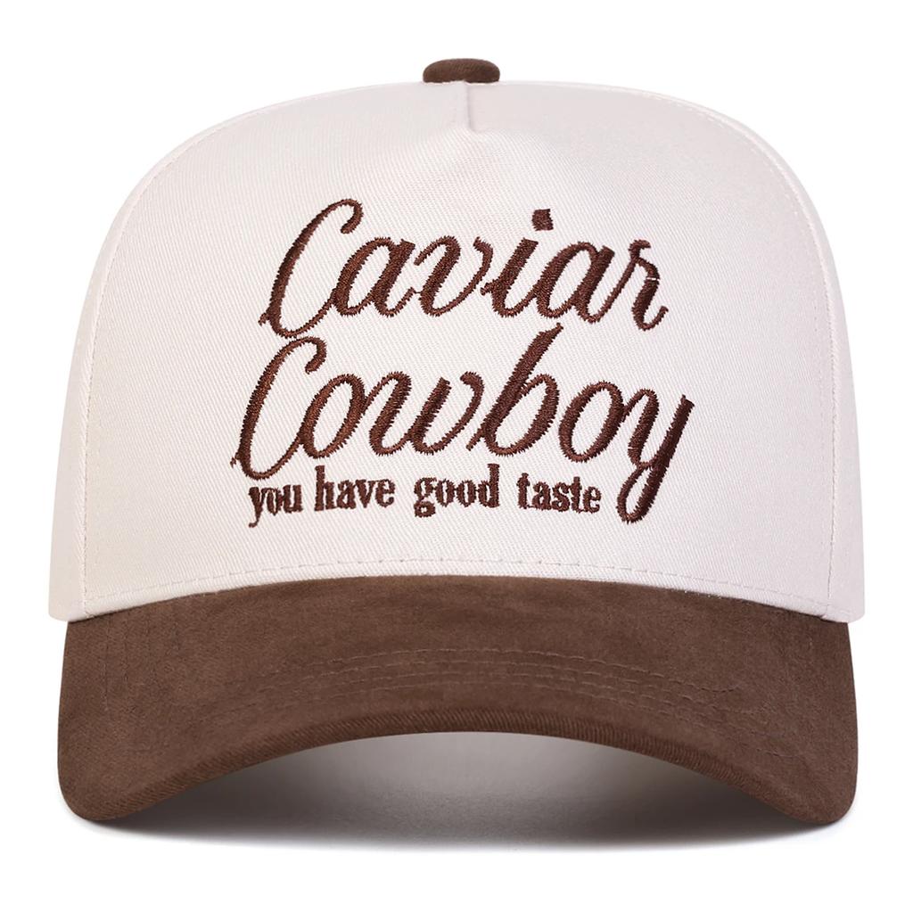Punto Base Cucito Ricamato Alfabeto Cowboy Caviale Genere Neutro Donne Uomini Per Cappellini Primavera Autunno Outdoor Regolabile Cappelli Casual