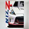 Nissan GT-R Sports Car Pop Art Metal Tin Sign Vintage Racing Wall Plaque Home Bar Man Cave Decor