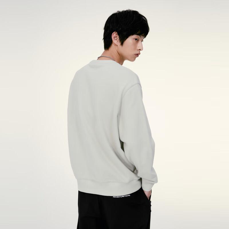 GXG Men's Simple Round Neck Sweatshirt