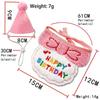 Vibrant Print Pet Birthday Bib Soft Fabric Dog Party Outfit Pet Birthday Hat  Pet Photo Taking