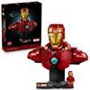 LEGO Marvel Iron Man MK4 Bust Toy, Birthday Gift, Block, Men's/Women's, Marvel Goods, Figure, Fighting Robot Figure, Collectible, 76327