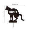 Without Pooping Dog Signs For Yard Without Poop Cat Yard Sign Creative Without Peeing Dog Sign Dog Without Pee Yard Signs For