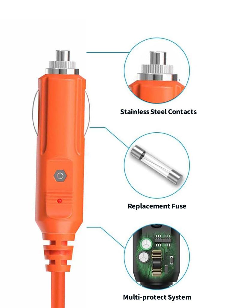 Tonton Cigarette Lighter Socket DC7909 DC8020 Car Cigarette Igniter Cable 7.9x0.9mm/8.0x2.0mm Car Charger