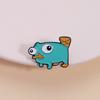 Smaltovaná odznáček Brož Platypus, Roztomilá kachní brož Z kresleného anime, Odznak na batoh, Zábavný šperk Dárek Pro přátele