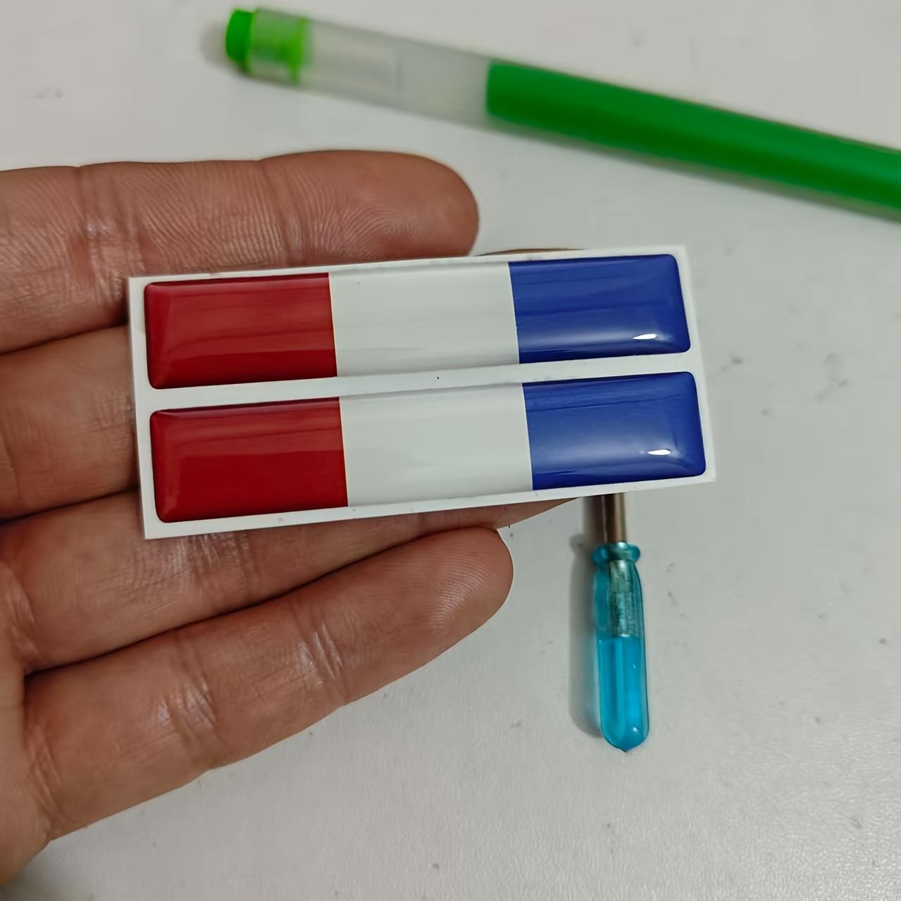 

Set of 2 Three-Dimensional Car Decals Featuring The Dutch Flag, Designed to Fit for All Car Seat Adjustment Levers. These Decorative Stickers in 2Pc Fa guo He lan