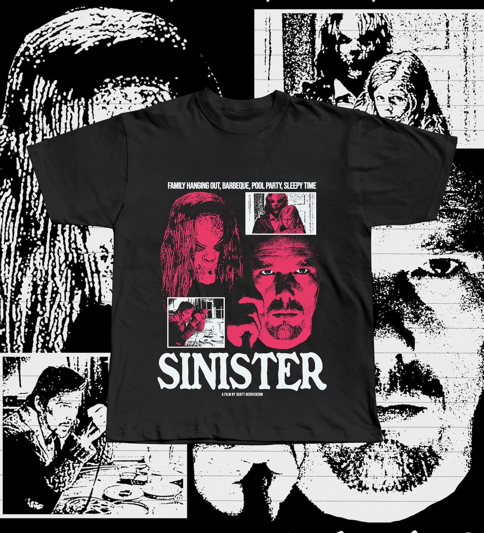 Sinister Movie T-Shirt - Mr. Boogie Graphic Tee, Horror Film Gift 3XL
