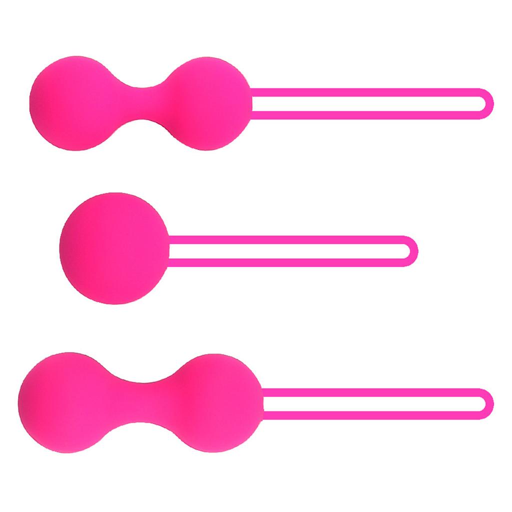3 Pcs Vaginal Exerciser Silicone Safe Soft Vaginal Tightening Ball Prevent Urinary Incontinence