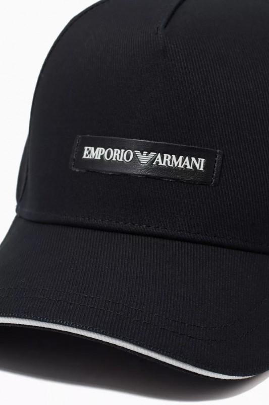 Emporio Armani eye-catching baseball cap nero