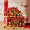 New Year Lucky Bamboo & Money Tree Building Blocks Flower Pot Ornament