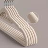 10PCS Flocking Clothes Rack Thickened Non-slip and Non-marking Hangers Storage Rack Household Wet and Dry Drying Racks
