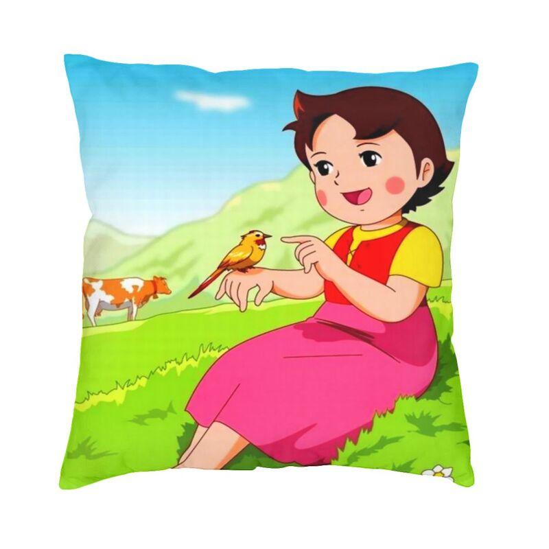 Fashion Heidi Finds The Little Goat Throw Pillow Case Decoration Square Heidi And Peter Cushion Cover 45x45 Pillowcover for Sofa