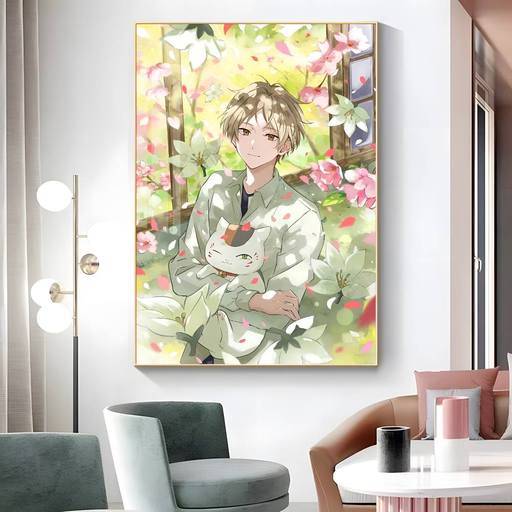 1pc Natsumes Book Of Friends Anime Poster Sticker Print Waterproof Wall Art For Living Room Bedroom Home Decor